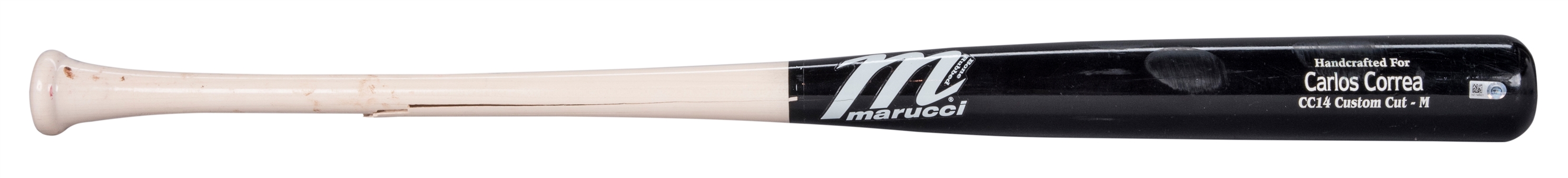 2015 Carlos Correa Rookie Game Used Marucci CC14 Custom Cut Bat (MLB Authenticated)